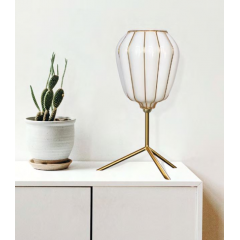Lampe de table en verre Design Casamance