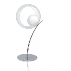 Lampe contemporaine en verre Design Okio Arc