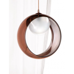 Suspension contemporaine en verre Design Okio 1 ou 2 Pendants