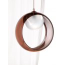 Suspension contemporaine en verre Design Okio 1 ou 2 Pendants