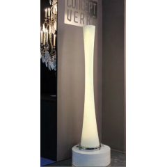 Lampadaire moderne en verre Design Promethee