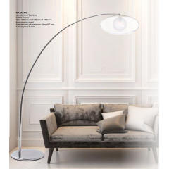 Lampadaire moderne en verre Design Magman