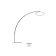 Lampadaire moderne en verre Design Magman
