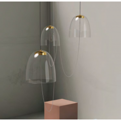 Suspension moderne en verre Design Diapason