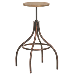 Tabouret de bar industriel réglable Design Jos