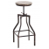 Tabouret de bar industriel réglable Design Swansea