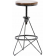 Tabouret de bar industriel réglable Design Karla