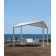 Structure pergola de plage en aluminium Design Kite