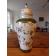 Vase couvert ou potiche en porcelaine polychrome xix siècle