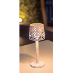 Lampe centre de table à piles Design Gretita en matériaux recyclés