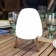 Lampe centre de table rechargeable Design Rocket