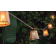 Guirlande en bambou 10 ampoules solaires ou secteur pour extérieur Design Okinawa