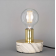 Lampe de table en céramique marbrée Design Fontana