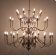 Lustre Chandelier flamand monumental 32 Lumières Design Flemish bougies