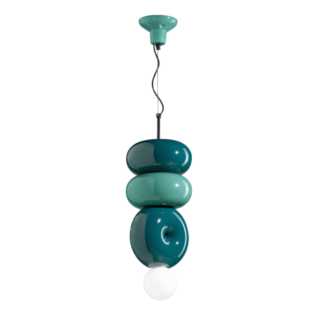 Suspension moderne en céramique Design Bumbum Nature 50 cm