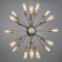 Lustre Sputnik en laiton, 29 Branches Design Sapporo