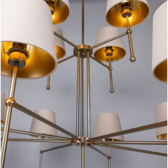 Lustre Chandelier 12 bras Design California