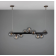 Suspension moderne linéaire pour ilôt Design Moriarty 9 Lumières