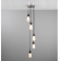 Suspension pour salle de bain Design Seoul 5 Lumières IP65