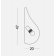 Applique design Goutte d'eau