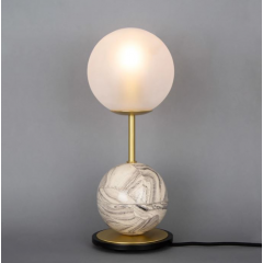 Lampe de table en céramique Marbrée Design Zapp