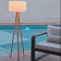 Lampadaire secteur ou solaire Design Chloe