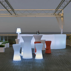 Bar lumineux design Ibiza solaire