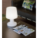 Lampe de table rechargeable ou filaire Design Carmen