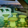 Table basse lumineuse design Capri 40