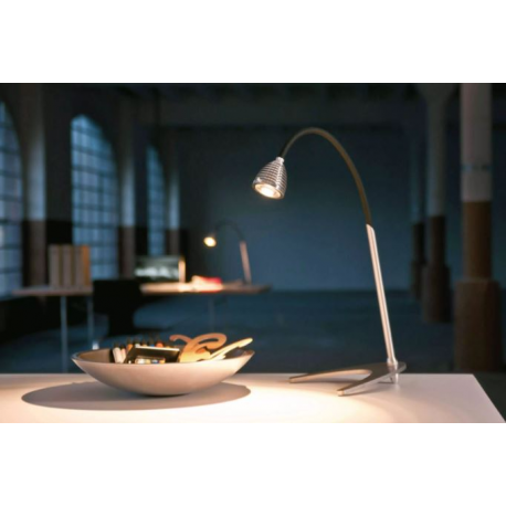 Lampe focalisable à pince flexible Design Athena