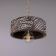 Suspension en céramique moderne Design Seville Noir Argile