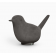 Oiseau décoratif en polyéthylène et moleskine Design Paloma