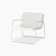 Fauteuil contemporain d'extérieur acier et polyéthylène Design Timeout