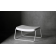 Pouf d'extérieur acier et polyéthylène Design Timeout