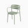 Fauteuil d'extérieur empilable en polyéthylène Design Croisette