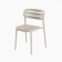 Fauteuil d'extérieur empilable en polyéthylène Design Croisette