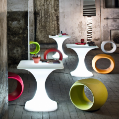 Table basse lumineuse d'extérieur Design Milo Low
