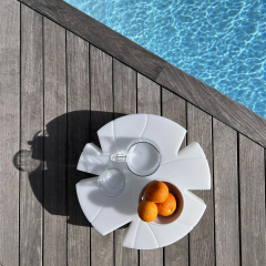 Table flottante de piscine Fleur de Lotus