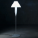 Lampadaire d'extérieur en acier et polyéthylène Design Bonheur