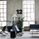 Lampadaire d'extérieur en acier et polyéthylène Design Bonheur