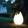 Lampe moderne d'extérieur en polyéthylène Design Flame