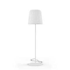Lampadaire d'extérieur en acier et polyéthylène Design Odette