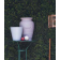 Pot décoratif italien en polyéthylène Design Anfora Rigata