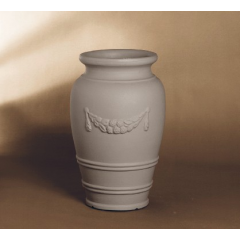 Pot décoratif italien en polyéthylène Design Anfora Rigata