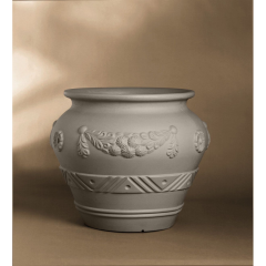 Pot à décors traditionnels italiens en polyéthylène Design Orcio Festonato
