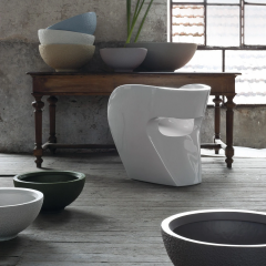 Pot en polyéthylène granulé Design Ciotola Ruvida