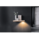 Etagère en chêne massif avec spot encastré Design Aichinger Mimix