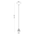 Suspension focalisable en aluminium massif Design Athena