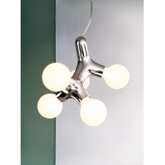 Suspension ADN Molécule 5 globes