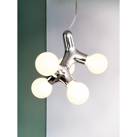 Suspension ADN Molécule 5 globes